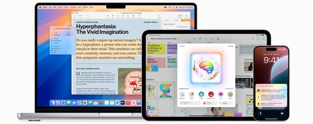 A la WWDC 2024, Apple lance son IA "Apple Intelligence" au coeur de iOS 18, iPad 18 et macOS Sequoia