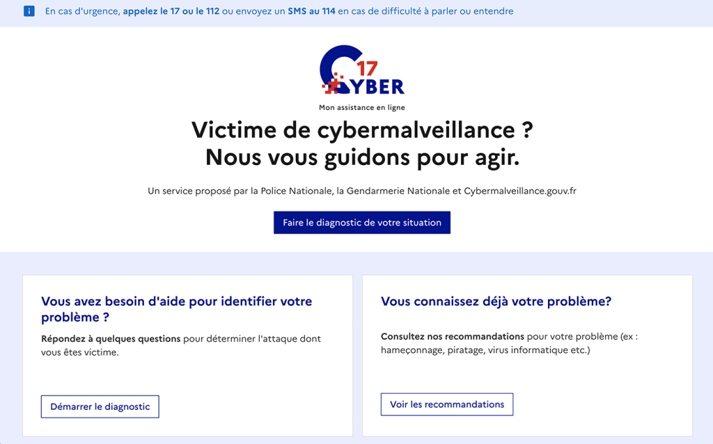 Dorénavant, en cas d'attaque cyber en France, un seul réflexe : 17cyber.