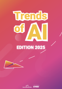 Baptisée « Trends of AI » et présentée lors de l’événement Generation AI, a exploré les impacts de l’IA au cœur de quatre fonctions stratégiques – marketing, RH, finance et IT – en donnant la parole à des professionnels directement concernés.